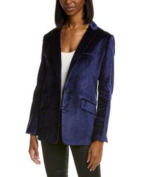 Rag Bone Margot Velvet Blazer in Brown Lyst UK