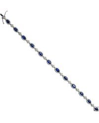 Gregg Ruth - 18K.00 Ct. Tw. Diamond & Sapphire Bracelet - Lyst