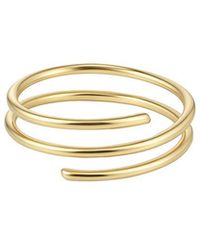 Adornia - 14K Plated Adjustable Coil Wrap Ring - Lyst