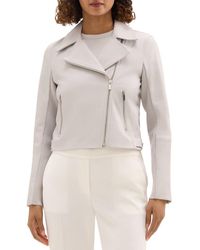 Theory - Leather New Moto Jacket - Lyst