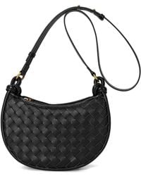 Tiffany & Fred Paris - Hand-Woven Leather Messenger Bag - Lyst