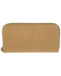 CHANEL - Caviar Skin Coco Mark Long Wallet (authentic Pre-loved) - Lyst