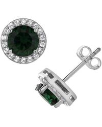 Lab Grown Gemstones - Lab-Grown Diamond & Gemstone Studs - Lyst