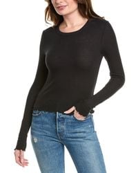 Splendid - Lyr Thermal Cashmere-Blend T-Shirt - Lyst