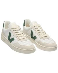 Veja - V-90 Leather & Suede Sneaker - Lyst