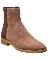 Stuart Weitzman - Kye City Suede Bootie - Lyst
