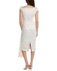 illusion lace midi sheath dress eliza j Illusion Lace Midi Sheath Dress (Women)
