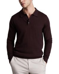 Reiss - Trafford Half Button M Wool Sweater - Lyst