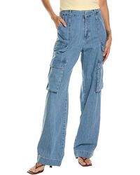FRAME - Rinse Relaxed Straight Cargo Jean - Lyst