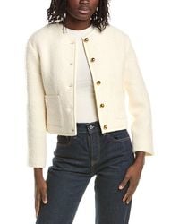 REVERIEE - Joe Wool-Blend Cropped Jacket - Lyst