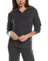Barefoot Dreams - Cozychic Lite Cable 1/2-zip Pullover - Lyst