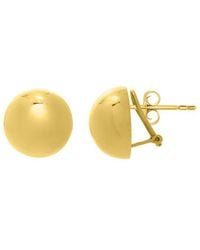 Italian Gold Over Silver - 14k Studs - Lyst