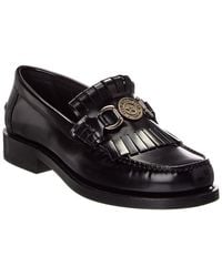 Dior - Emblem Leather Loafer - Lyst