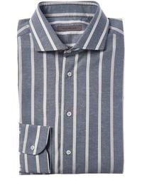 Corneliani - Awning Striped Dress Shirt - Lyst