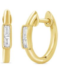Sabrina Designs - 14k 0.08 Ct. Tw. Diamond Huggie Earrings - Lyst