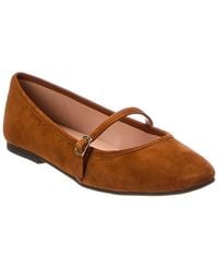 Cole Haan - Yelena Suede Mary Jane Flat - Lyst
