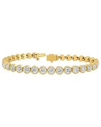 Lab Grown Diamonds - 14K 8.50 Ct. Tw. Lab-Grown Diamond Tennis Bracelet - Lyst