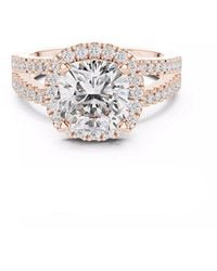 Lab Grown Diamonds - 14K Rose 2.50 Ct. Tw. Lab-Grown Diamond Ring - Lyst