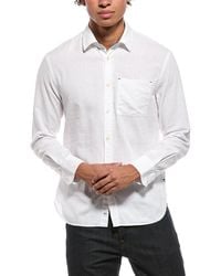Gas - Linen-Blend Shirt - Lyst