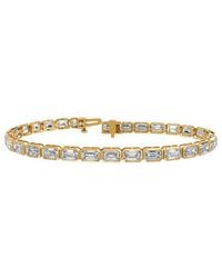 Lab Grown Diamonds - 14K 9.90 Ct. Tw. Lab-Grown Diamond Tennis Bracelet - Lyst