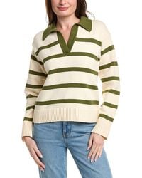 English Factory - Striped Collared Sweater - Lyst