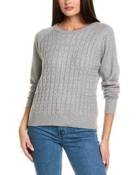 Monrow - Soft Knit Cable Sweater - Lyst