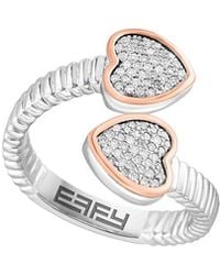Effy Fine Jewelry - 14K Rose 0.23 Ct. Tw. Diamond Ring - Lyst