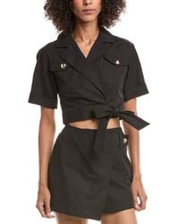 10 Crosby Derek Lam - Ragean Utility Wrap Top - Lyst