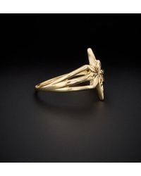 Italian Gold - 14k North Star Ring - Lyst