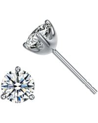 Rachel Glauber - Silver Cz Martini Studs - Lyst