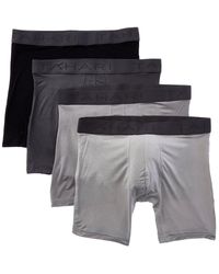 Tahari - 4pk Modern Fit Luxe Micro Ultra Soft Boxer Brief - Lyst