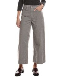 Rag & Bone - Serena Stripe High-Rise Crop Jean - Lyst