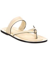 FARM Rio - Flat Leather Sandal - Lyst
