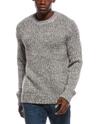Vince - Homespun Marl Wool-Blend Crewneck Sweater - Lyst