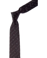 Givenchy - Diagonal Logo Silk Tie - Lyst