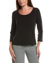 Eileen Fisher - Scoop Neck Top - Lyst