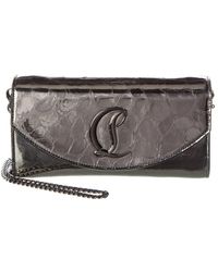 Christian Louboutin - Loubi54 Alligator-Embossed Leather Wallet On Chain - Lyst