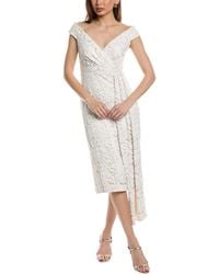 Eliza J - Off-The-Shoulder Lace Sheath Dress - Lyst