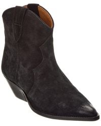 Isabel Marant - Dewina Suede Bootie - Lyst