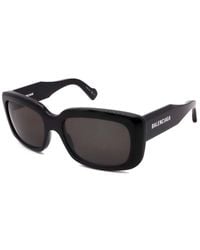 Balenciaga Unisex Bb0072s 56mm Sunglasses - Black