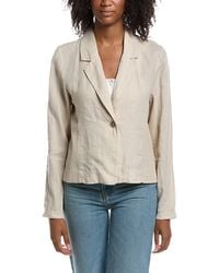 Michael Stars - Pearson Ribbed Mixed Linen Blazer - Lyst