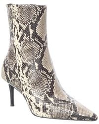 Rag & Bone - Mercer Snake-Embossed Leather Boot - Lyst