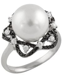 Splendid - 10Mm Pearl Cz Ring - Lyst