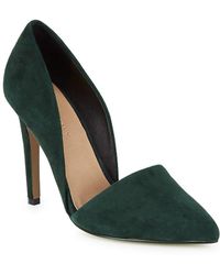 navy green heels