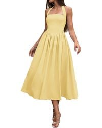 Amanda Royal - Midi Dress - Lyst