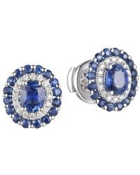 Gregg Ruth - 14K 1.57 Ct. Tw. Diamond & Sapphire Earring - Lyst