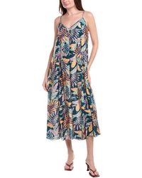 Monte and Lou - Huahine Silk-Blend Sundress - Lyst
