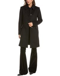 Fleurette - Club Collar Wool Coat - Lyst