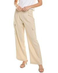 Ellen Tracy - Linen-blend Cargo Pant - Lyst