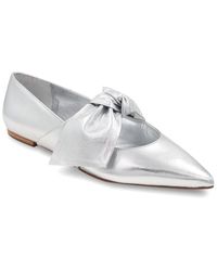 BCBGMAXAZRIA - Prely Leather Flat - Lyst
